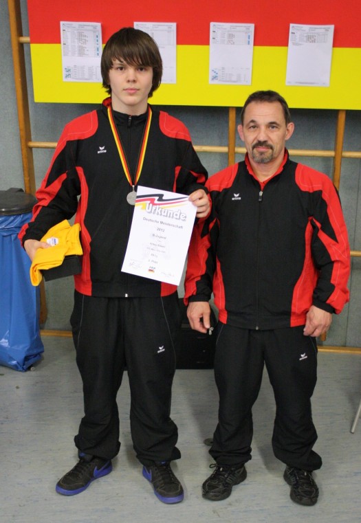 Silbermedaille für den KSC bei dem Deutschen Meisterschaften der B-Jugend
